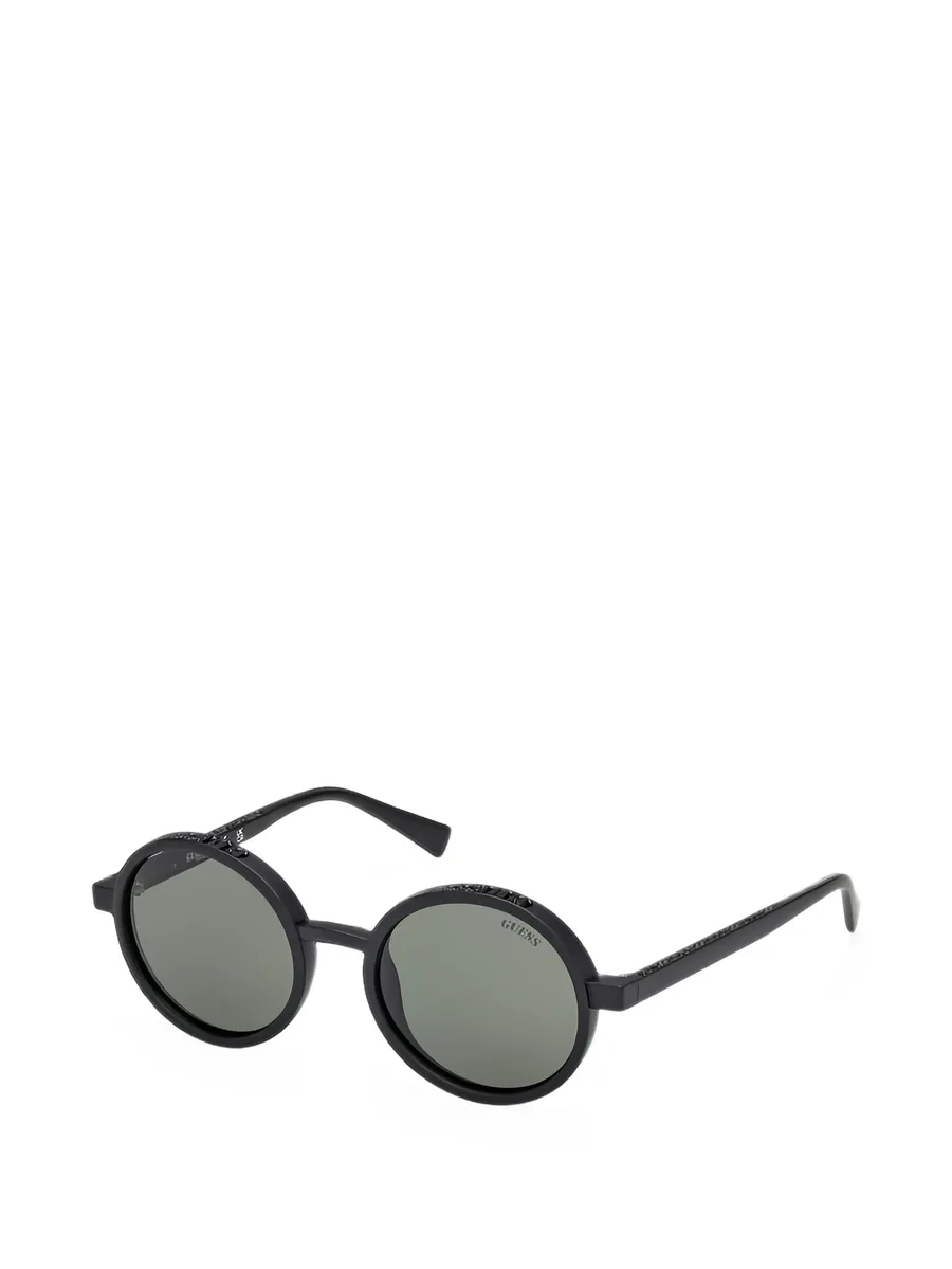 matte-finish round-frame sunglasses 2