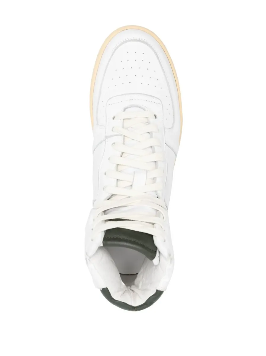 high-top leather sneakers 7