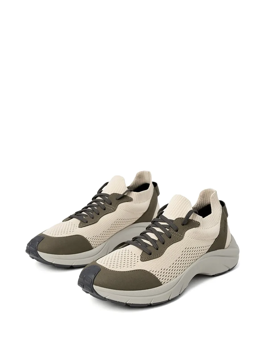 panelled mesh sneakers 3