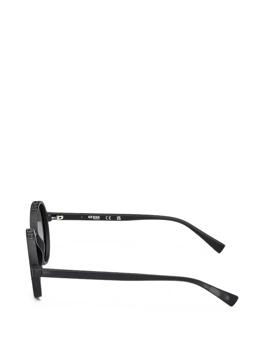 matte-finish round-frame sunglasses 3