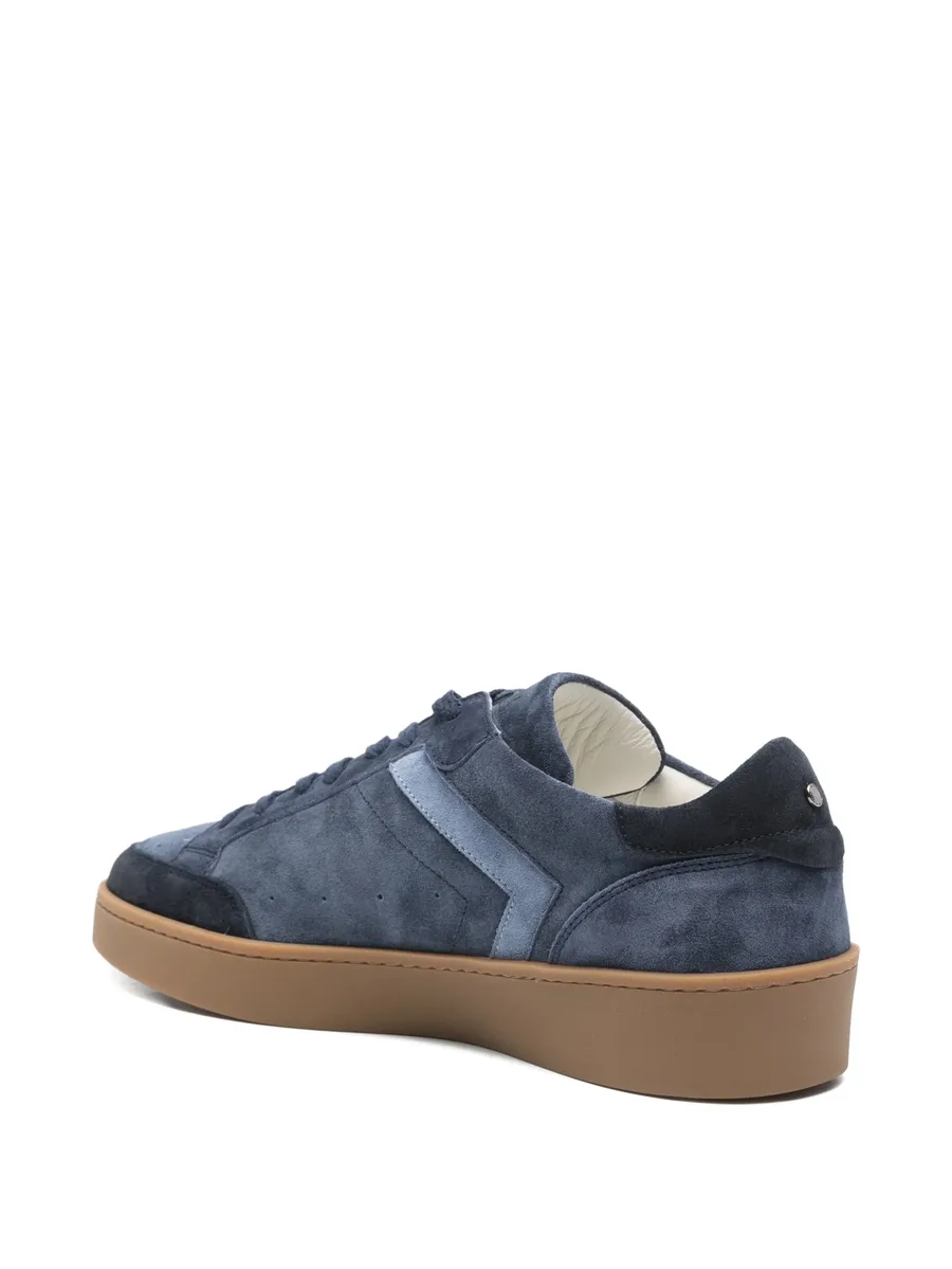 suede panelled sneakers 5