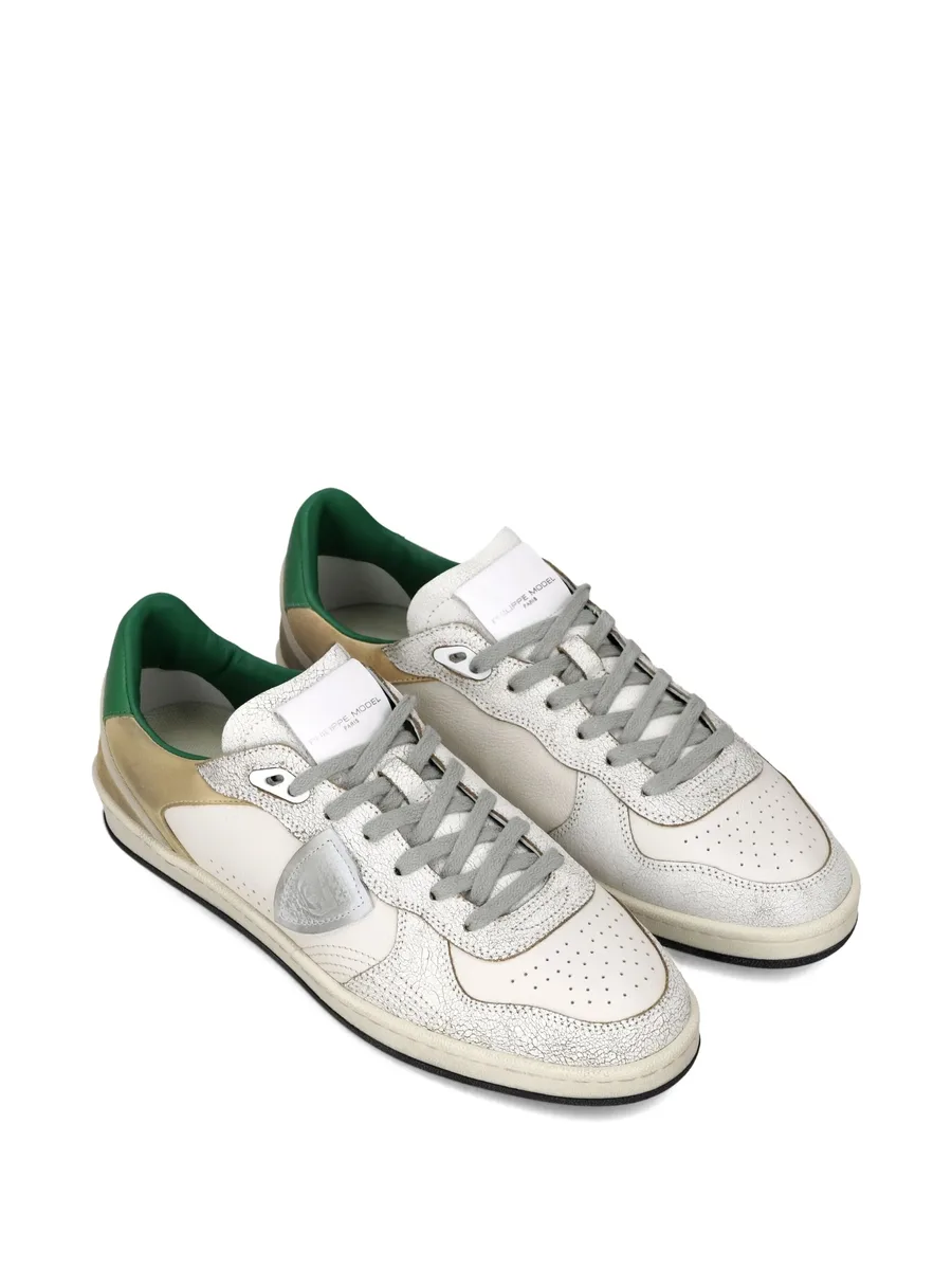 Nice textured leather sneakers 3