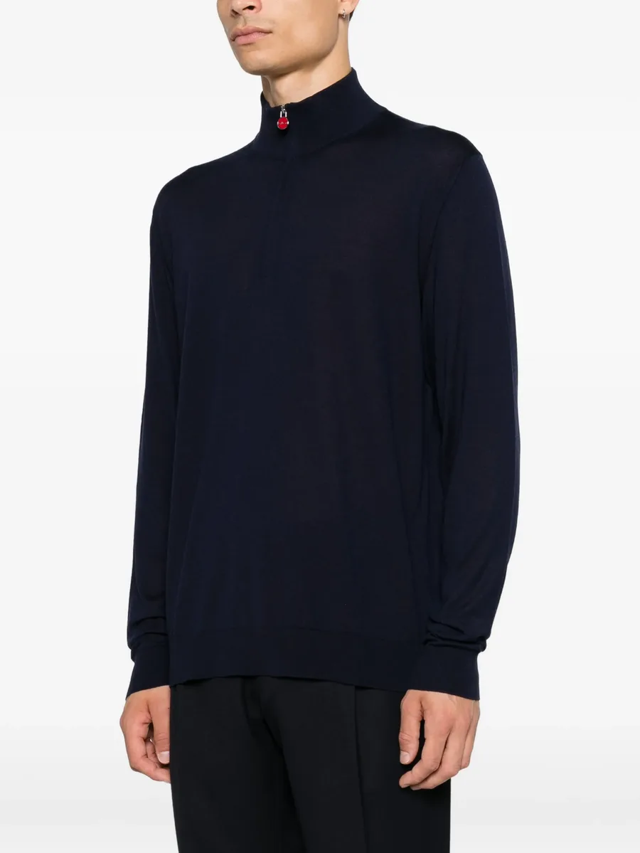quarter-zip mock-neck sweater 3