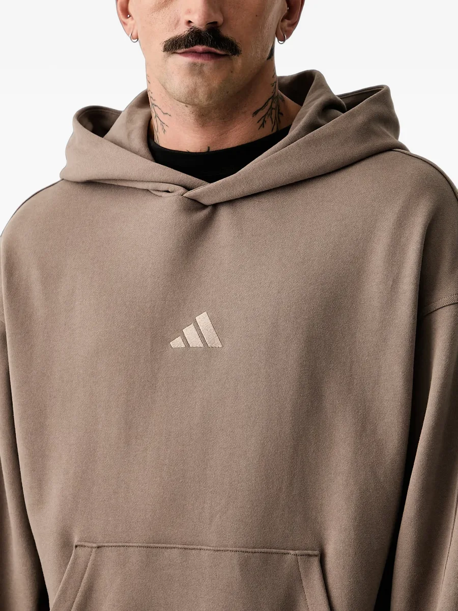 logo-embroidered hoodie 4