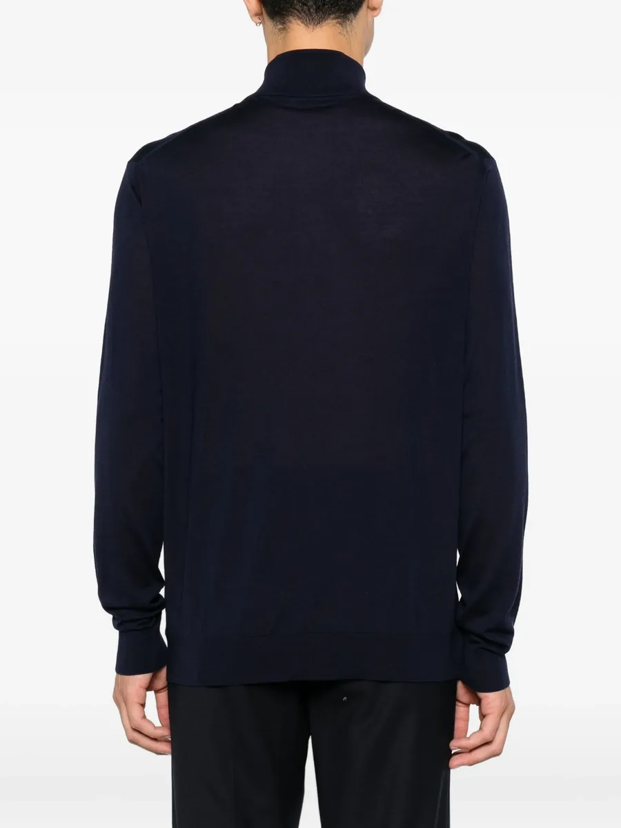 quarter-zip mock-neck sweater 4
