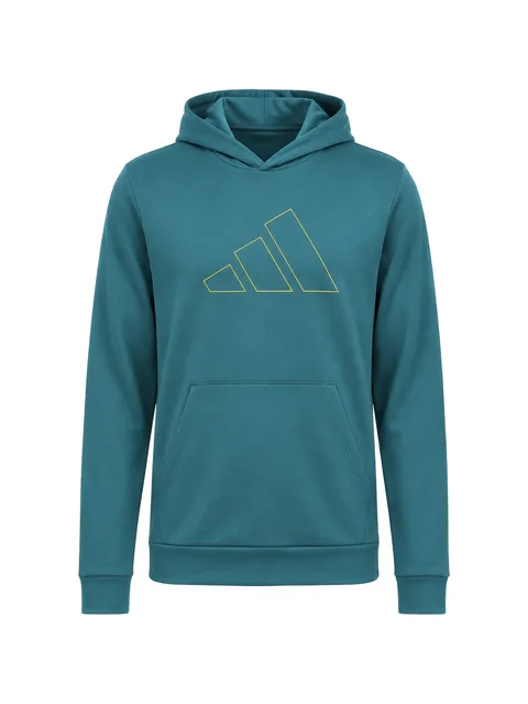 D4T logo-print hoodie