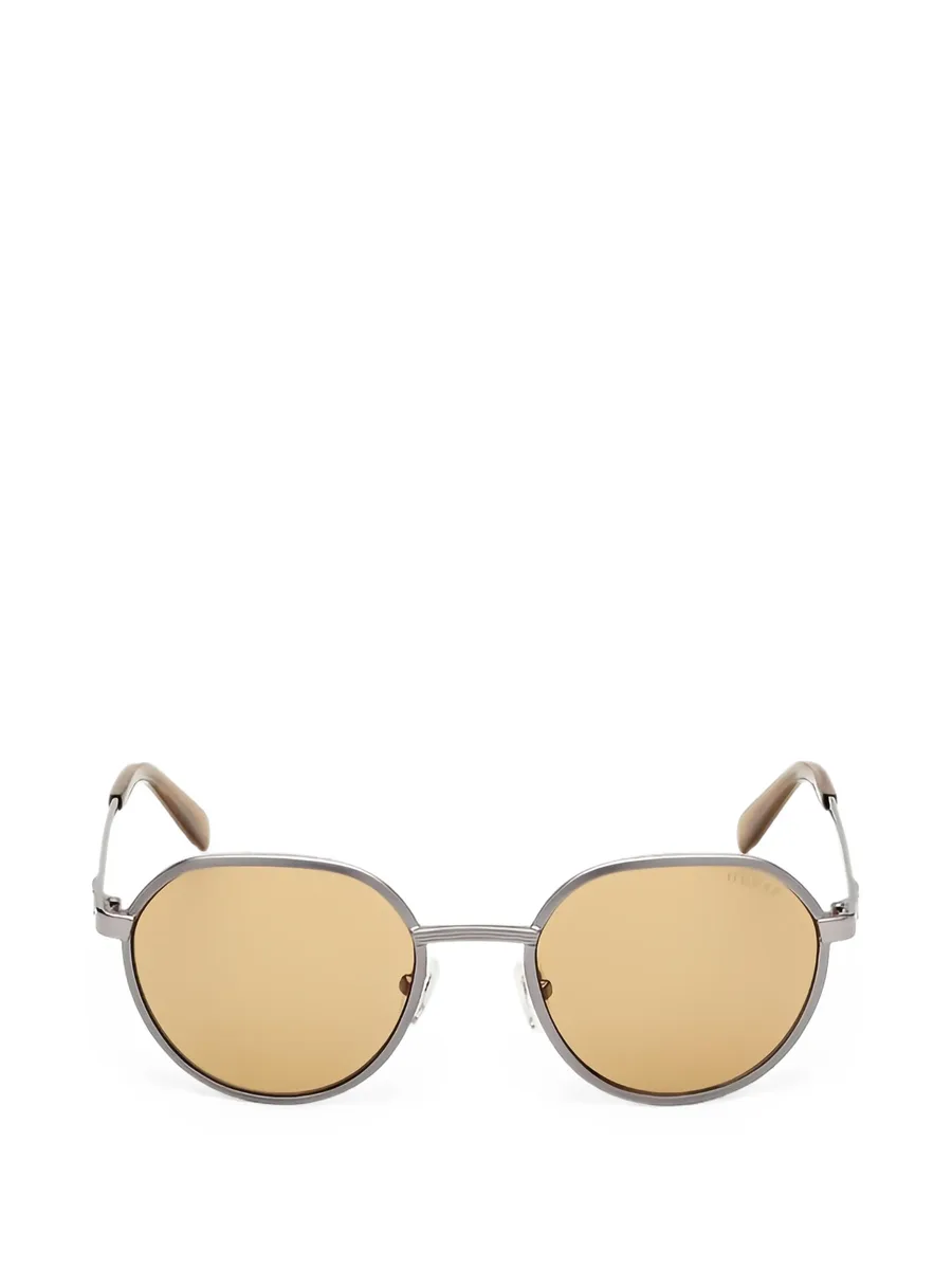 geometric-frame sunglasses 1