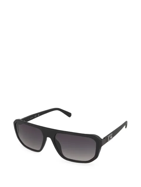 logo-plaque square-frame sunglasses