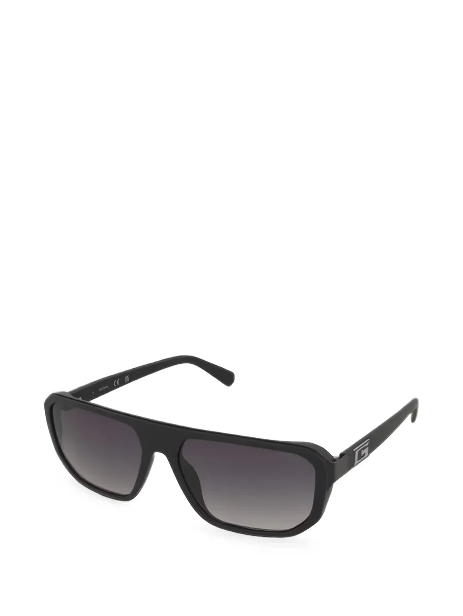 logo-plaque square-frame sunglasses 1