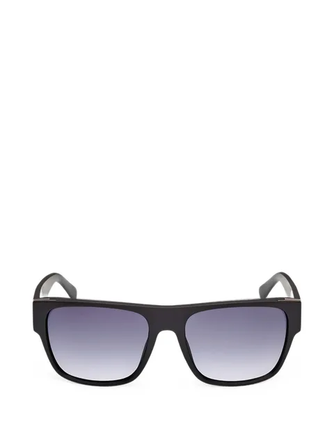 gradient-lens square-frame sunglasses