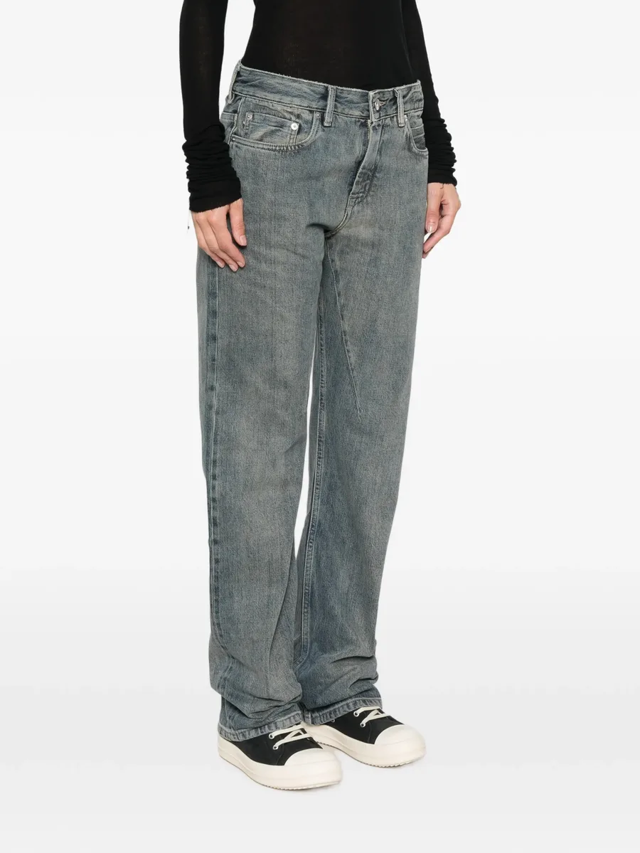 faded-effect jeans 3