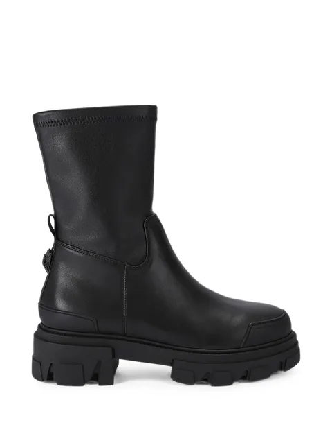 stomp sock ankle boots