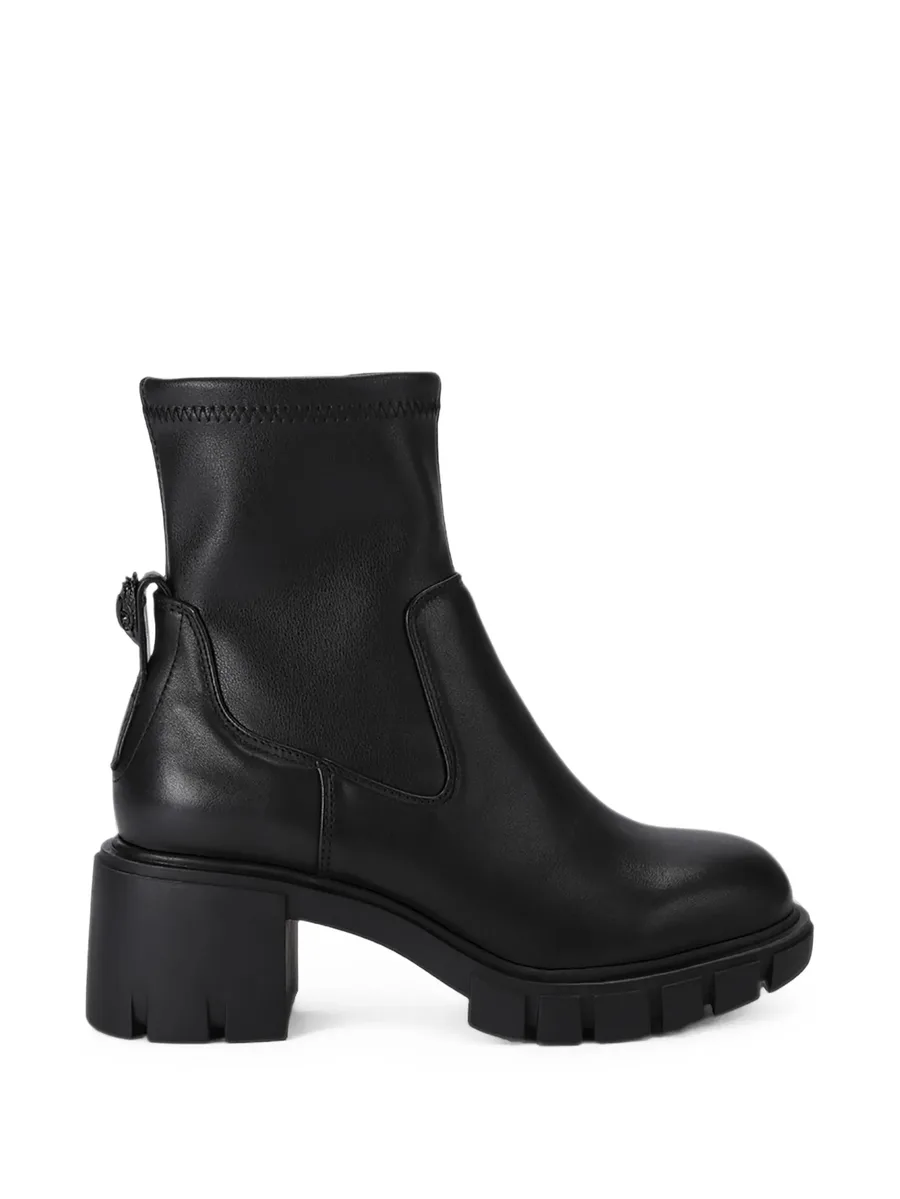 eagle-plaque ankle boots 1