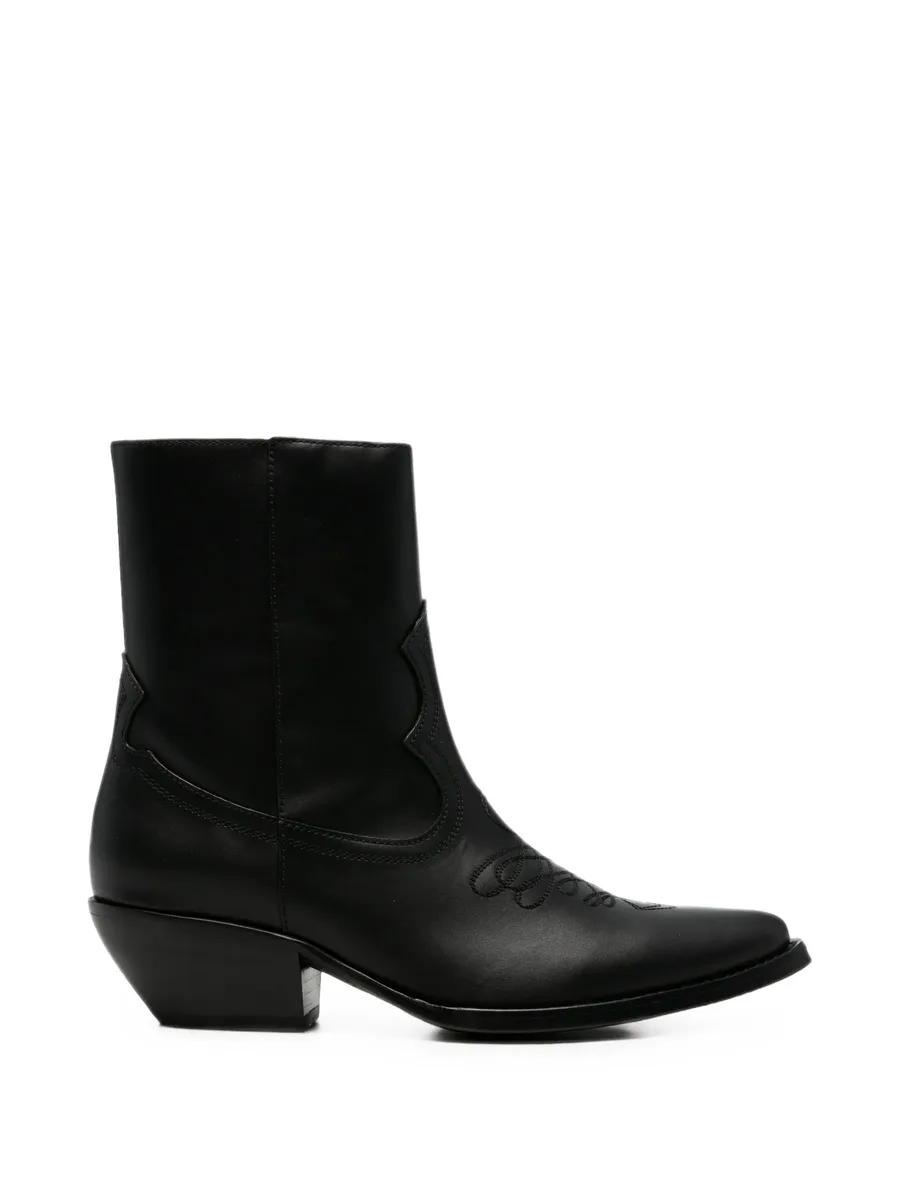 embroidered leather boots 1