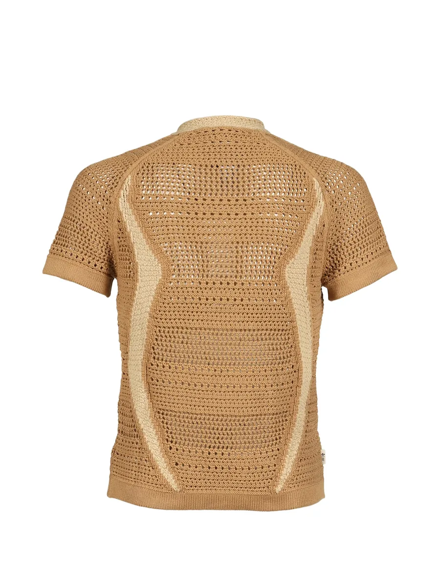 x Clot half-zip knitted polo shirt 2