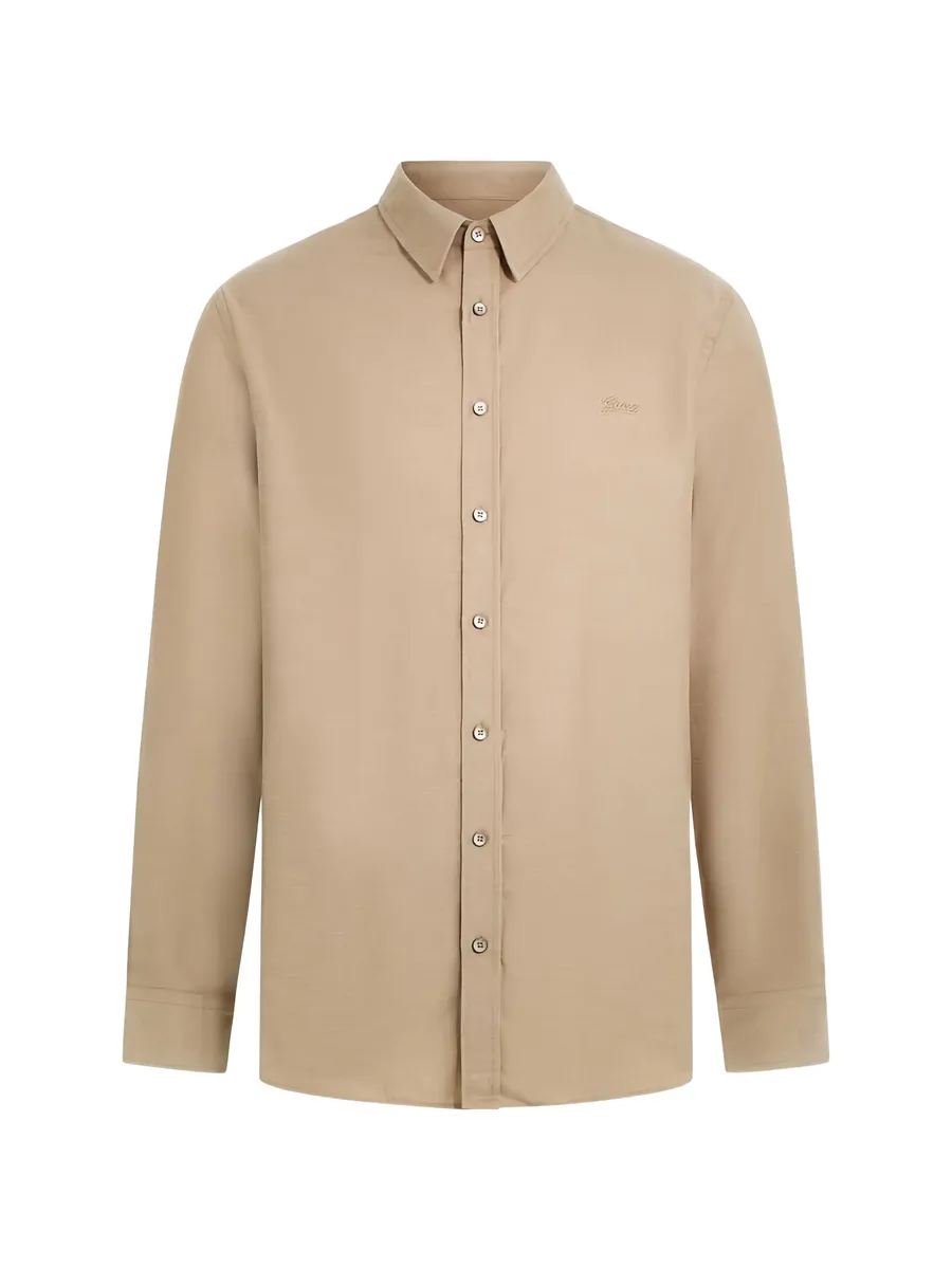cotton long-sleeved shirt 1
