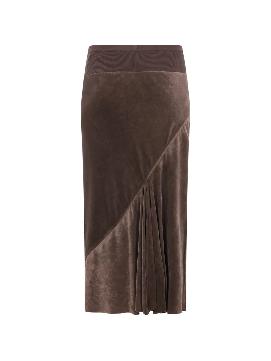 ruched panelled skirt 2