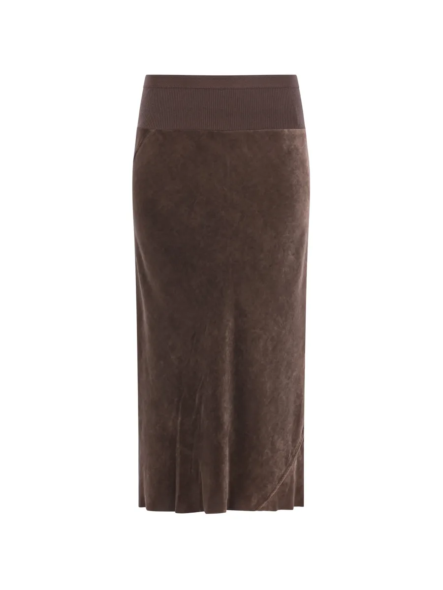 ruched panelled skirt 1