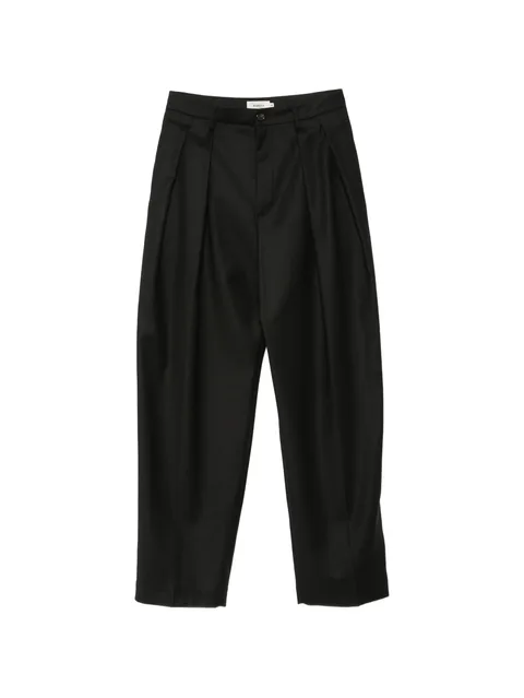 Tommy pleated wide-leg trousers