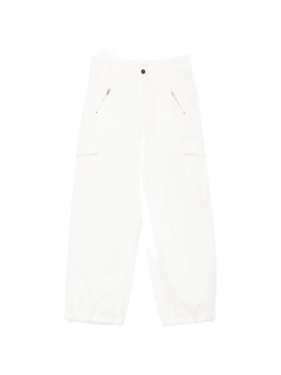 drawstring-cuff cargo pants 1