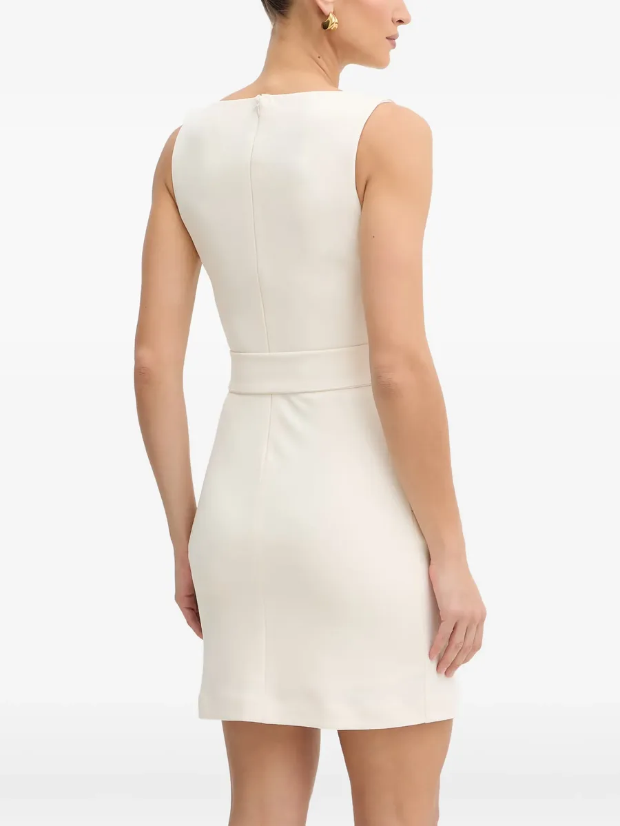 belted sleeveless mini dress 2