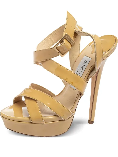 150mm strappy platform sandals