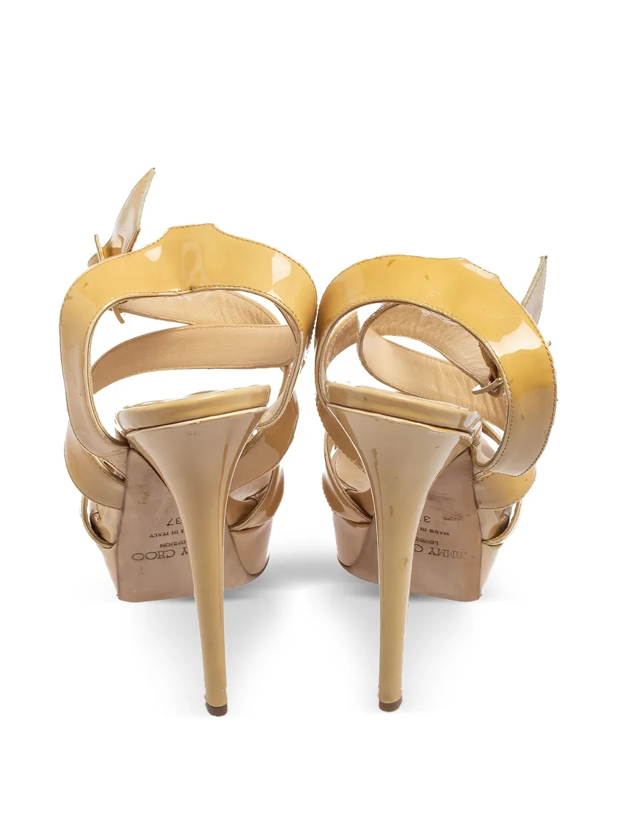 150mm strappy platform sandals 6