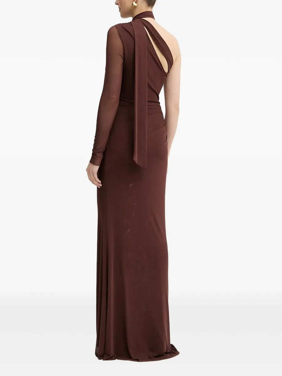 one-shoulder cutout-detail dress 3