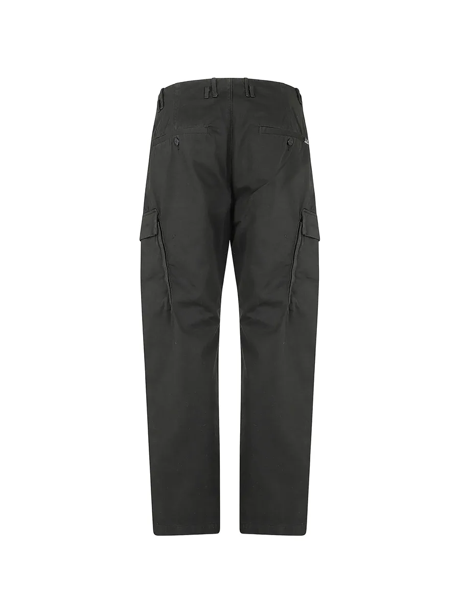 Lens-detail cotton cargo pants 2