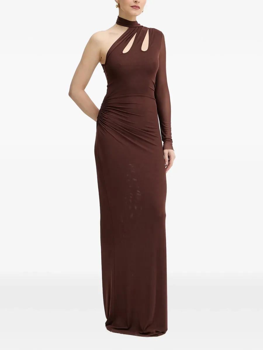 one-shoulder cutout-detail dress 2