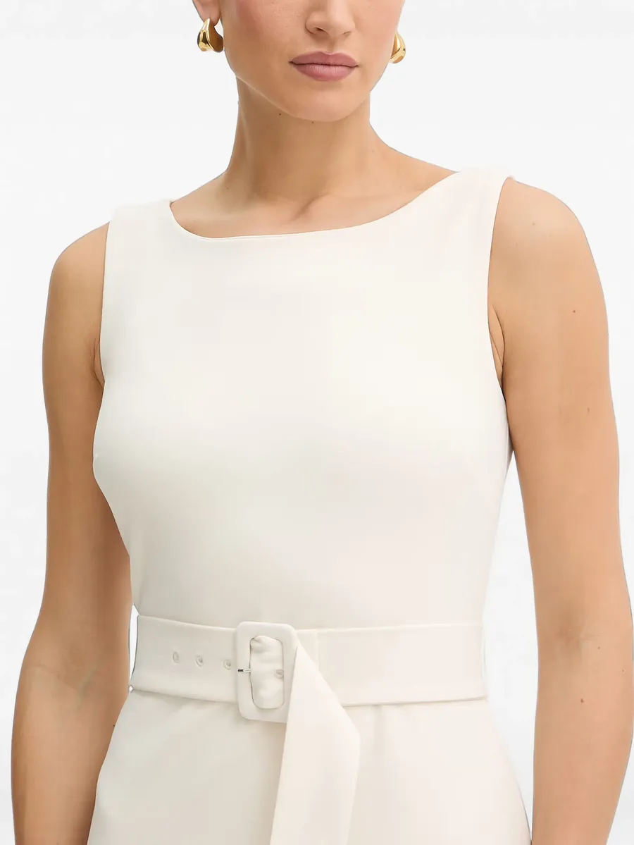 belted sleeveless mini dress 4