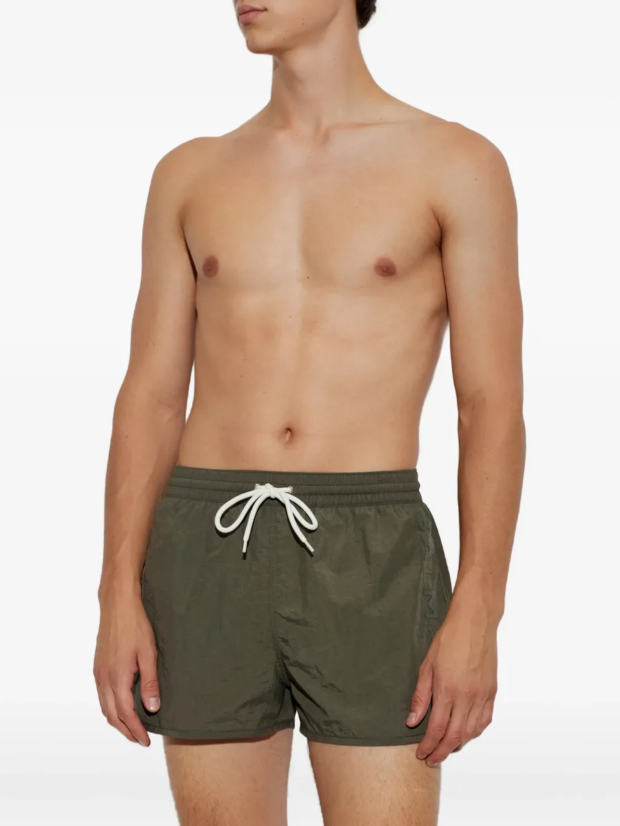 logo-embroidered drawstring swim shorts 3