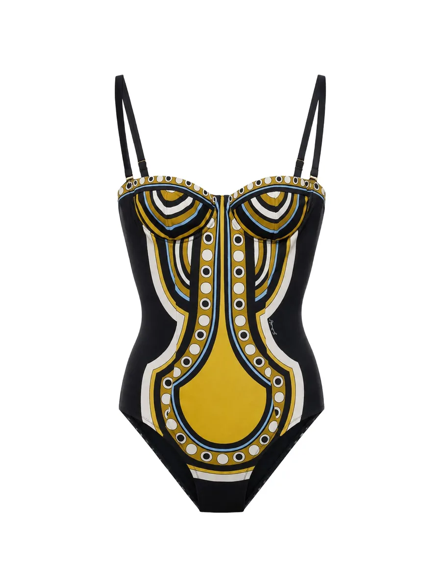 Ursula suit Sanctuary placée black in lycra 1