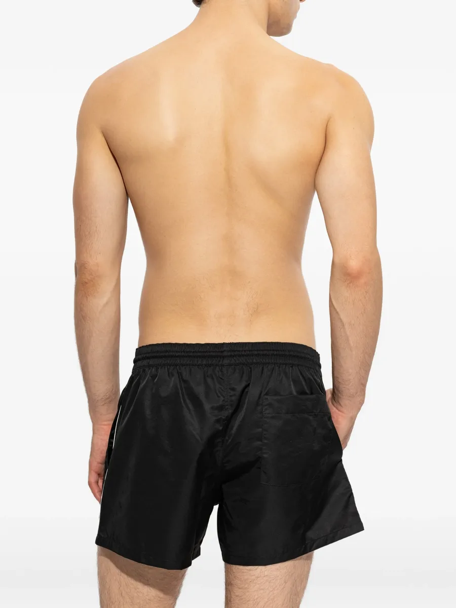 logo-patch side-stripe swim shorts 4