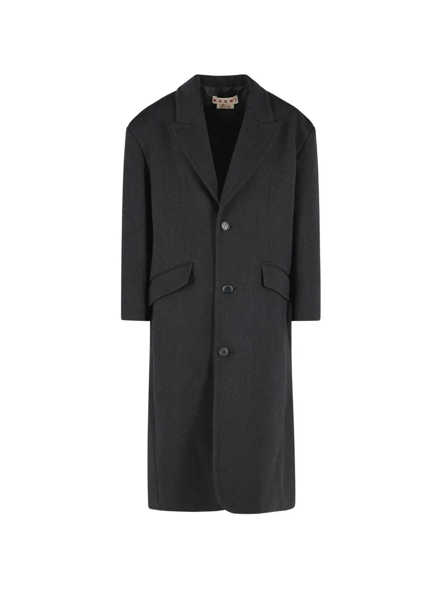 deep-grey tweed oversized coat 1