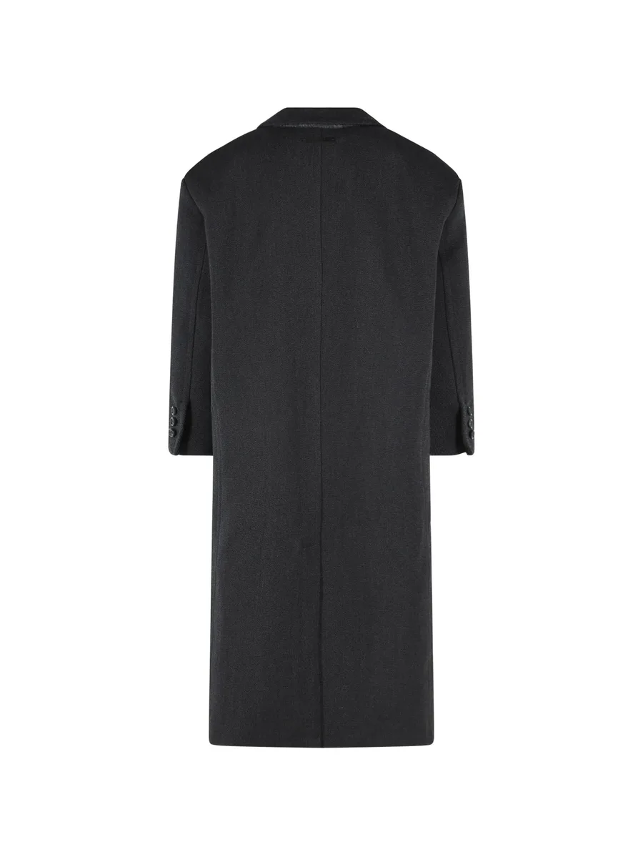deep-grey tweed oversized coat 2