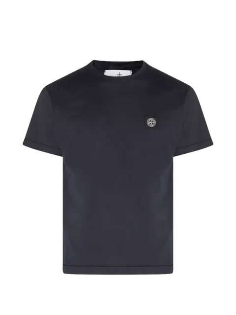 2100027 60/2 cotton-jersey slim-fit T-shirt with Compass patch