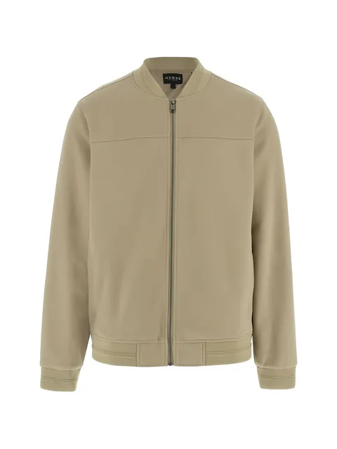 Giovanni textured bomber jacket