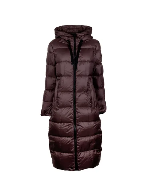 hooded padded coat