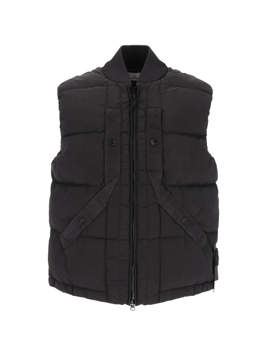 G100008 nylon metal in ECONYL® down vest 1
