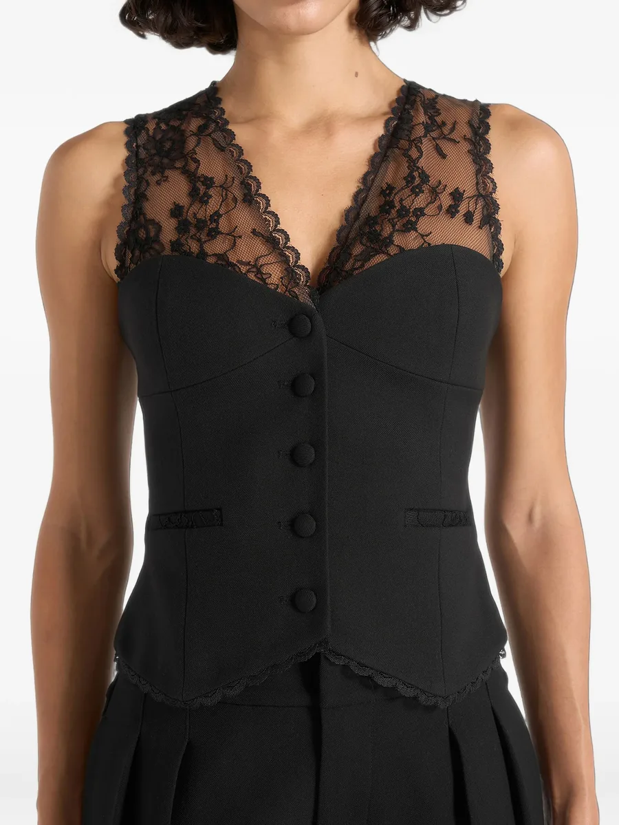 Veronica lace tailored corset waistcoat 4