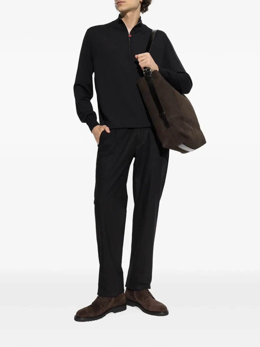 half-zip turtleneck sweater 2