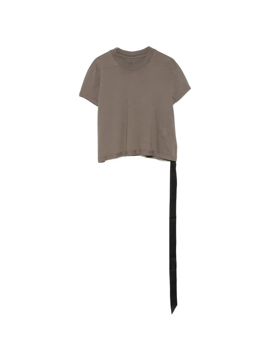 cropped raw-cut T-shirt 1