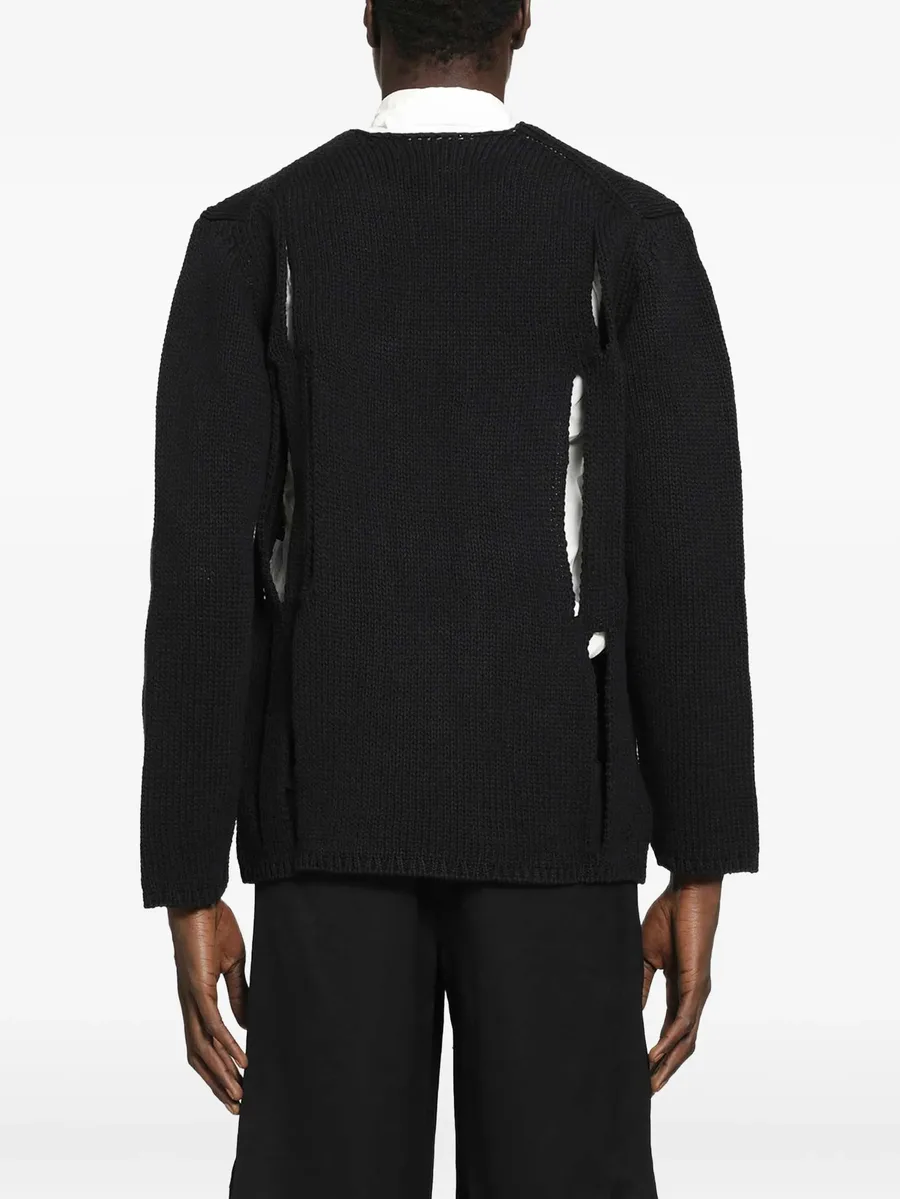 cut-out knitted sweater 3