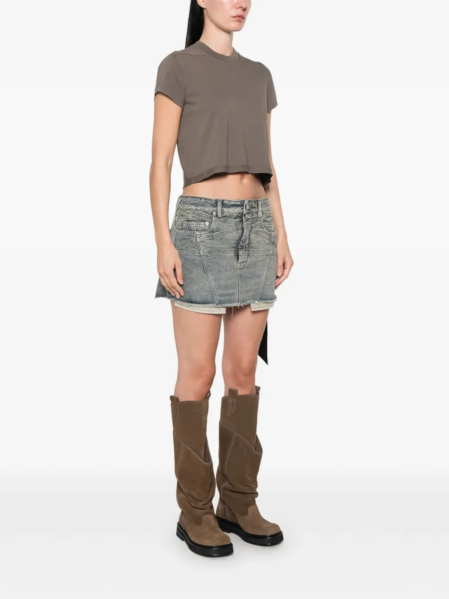 cropped raw-cut T-shirt 3