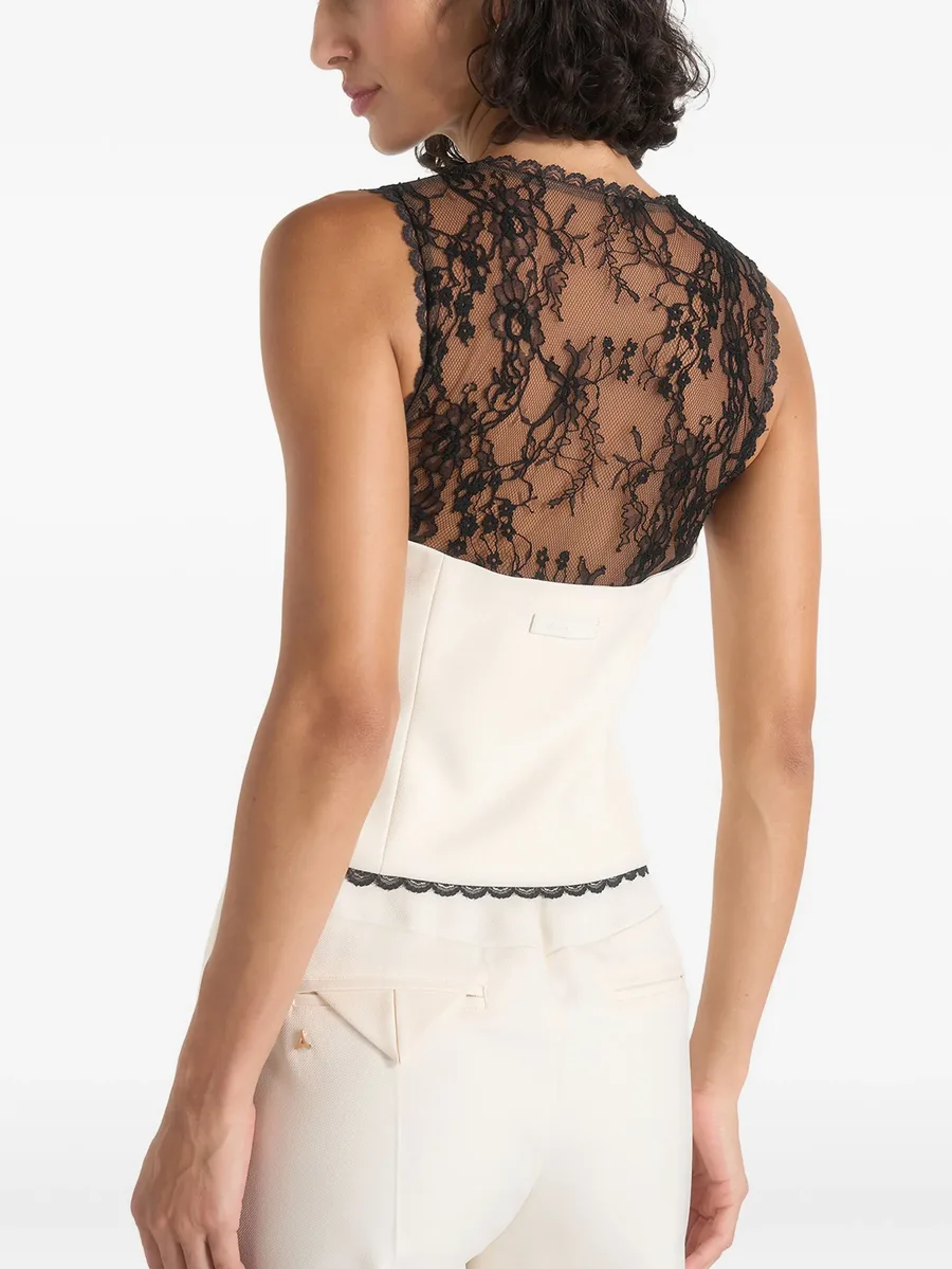 Veronica lace tailored corset waistcoat 4