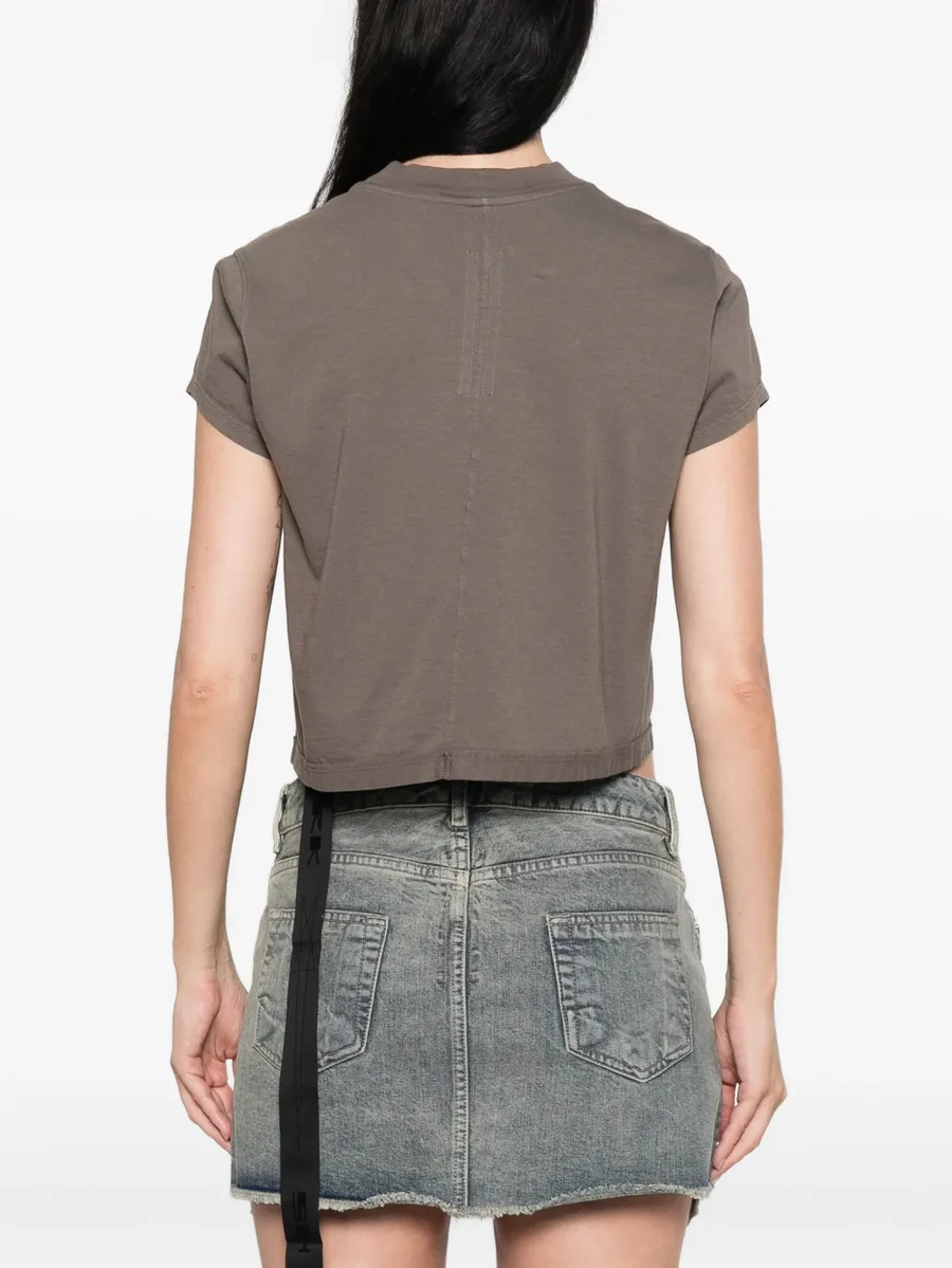 cropped raw-cut T-shirt 4