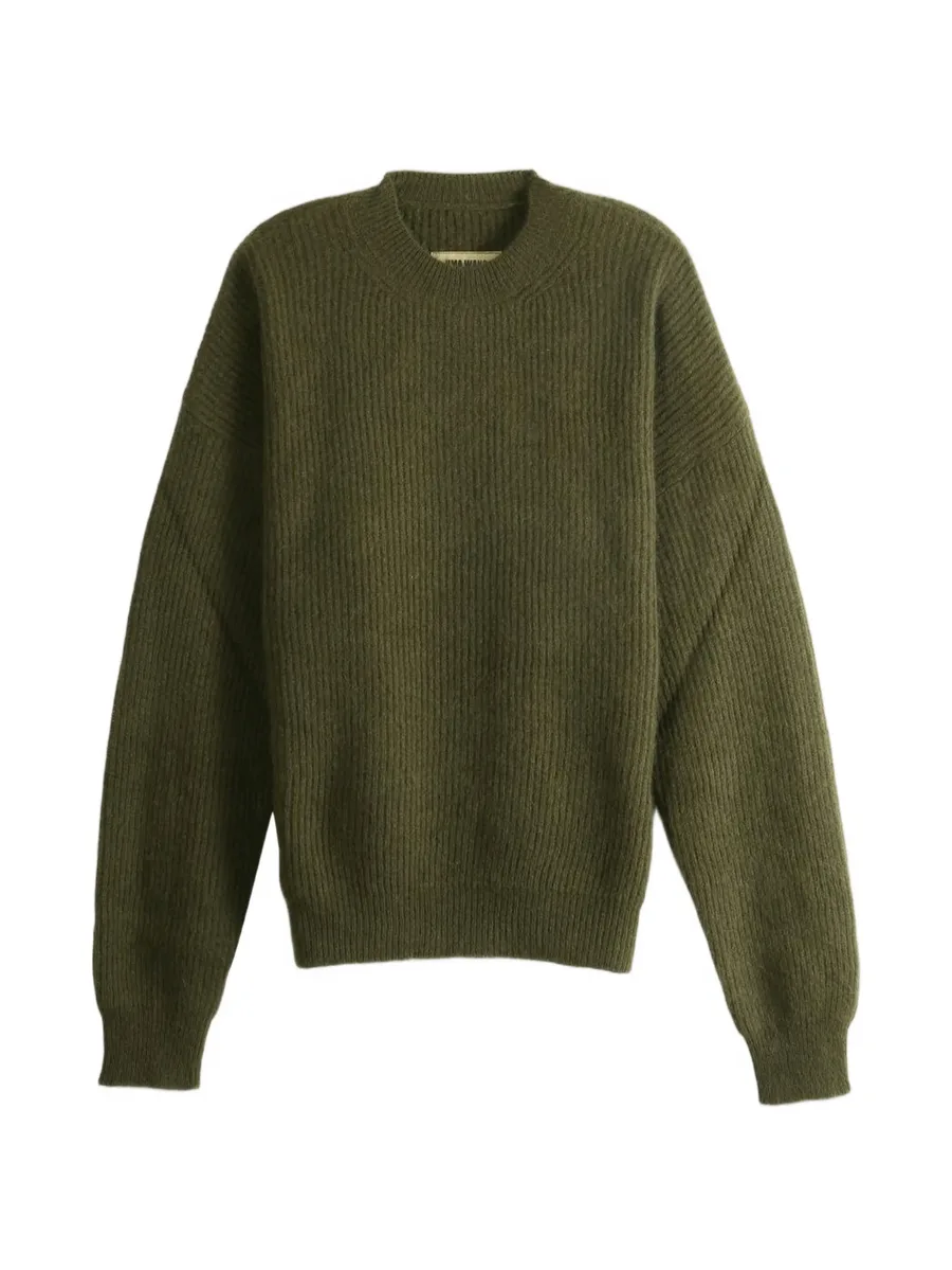 ribbed-knit crew-neck sweater 1