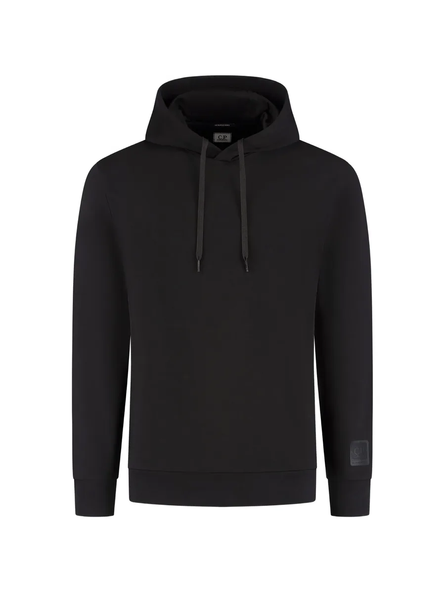 Metropolis Series logo-patch hoodie 1
