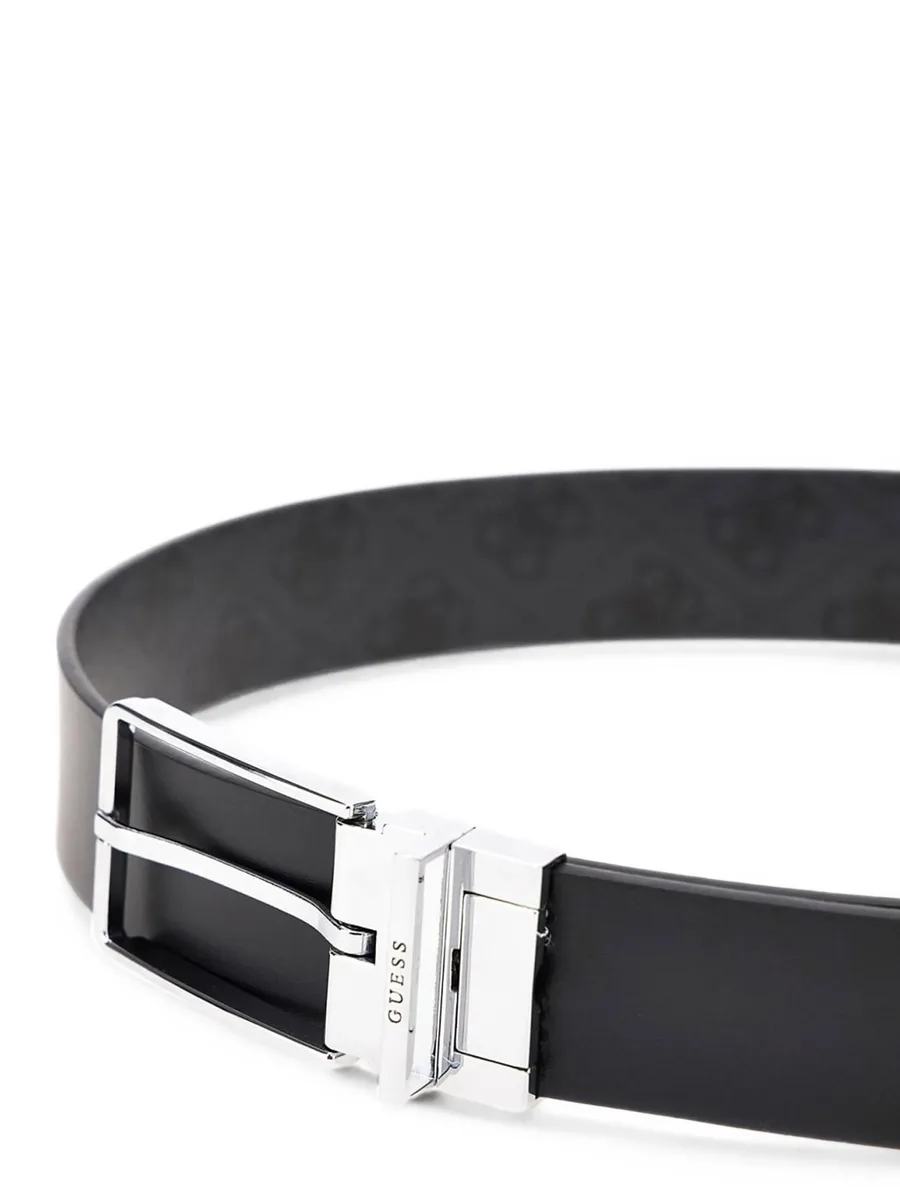 Agueda monogram-print reversible belt 2